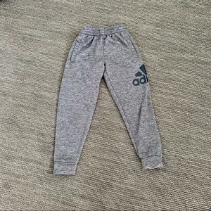 🍁FALL SALE🍁 Boys Adidas Logo Gray Sweatpants